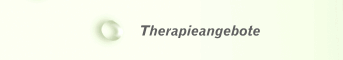 Therapieangebote